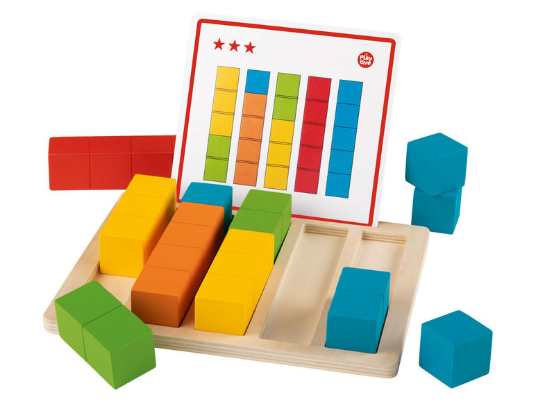  Zobrazit na celou obrazovku Playtive Dřevěná duhová motorická hračka Montessori - Obrázek 16