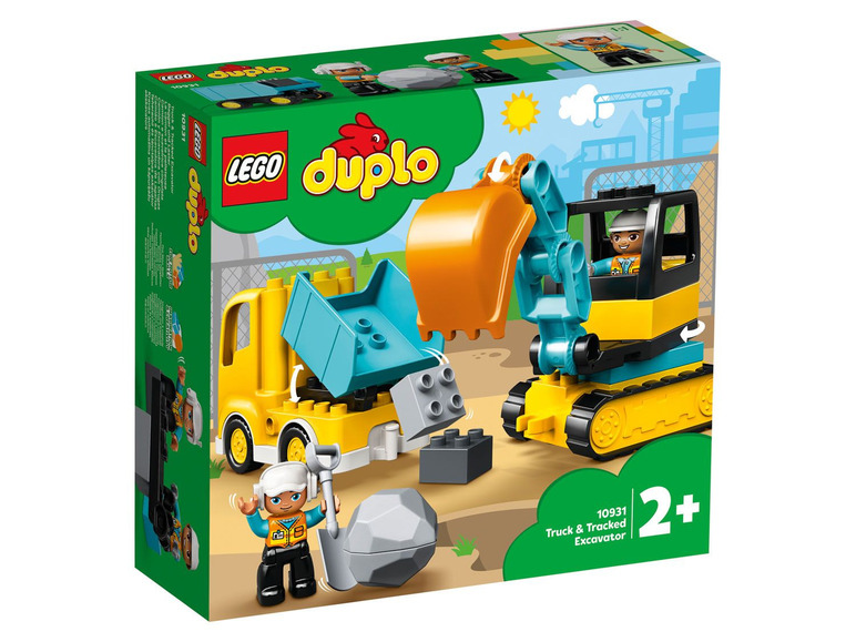  Zobrazit na celou obrazovku LEGO® DUPLO® 10931 Náklaďák a pásový bagr - Obrázek 1