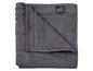 Tmavě šedý ručník Kleine Wolke, složený.