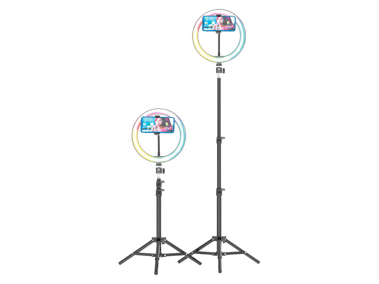 Zobrazit na celou obrazovku Digipower Sada na natáčení videa / LED kruhové světlo - Obrázek 16