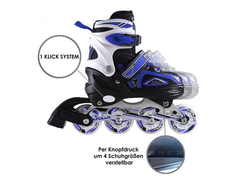  Zobrazit na celou obrazovku Apollo In-line brusle Super Blades - Obrázek 6