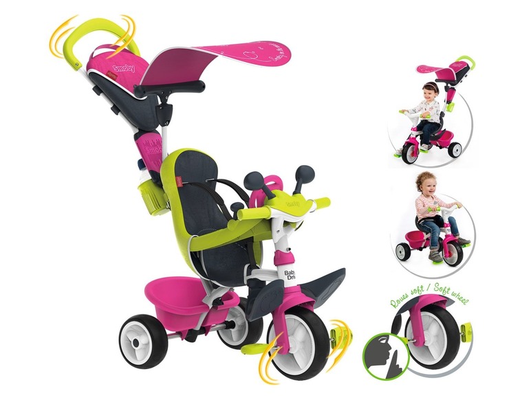  Zobrazit na celou obrazovku SMOBY Dětská tříkolka Baby Driver Confort - Obrázek 14