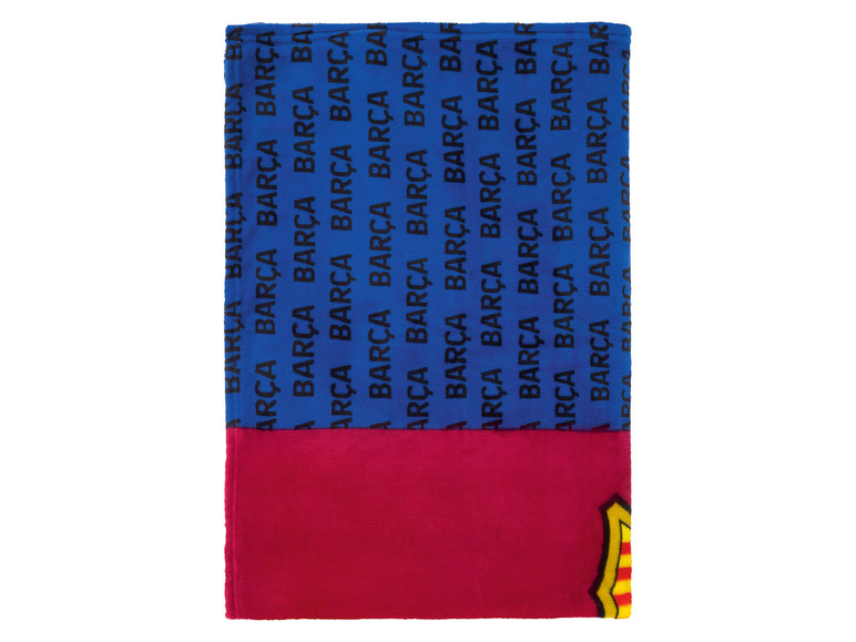  Zobrazit na celou obrazovku Hebká deka FC Barcelona, 150 x 200 cm - Obrázek 2