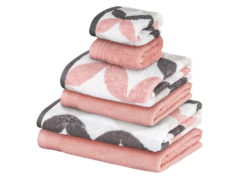  Zobrazit na celou obrazovku miomare Sada froté ručníků, 100 % bavlna, 6dílná - Obrázek 7