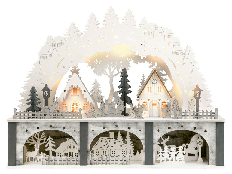  Zobrazit na celou obrazovku Melinera Vánoční LED vesnice - Obrázek 4