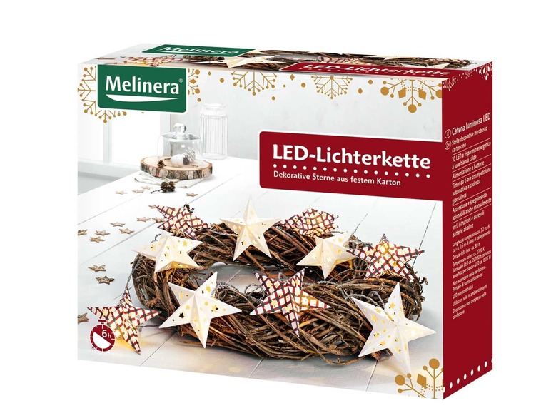  Zobrazit na celou obrazovku Melinera LED papírový světelný řetěz - Obrázek 5