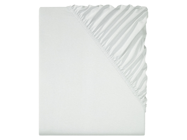  Zobrazit na celou obrazovku LIVARNO home Žerzejové napínací prostěradlo BIO, 90–100 x 200 cm - Obrázek 3