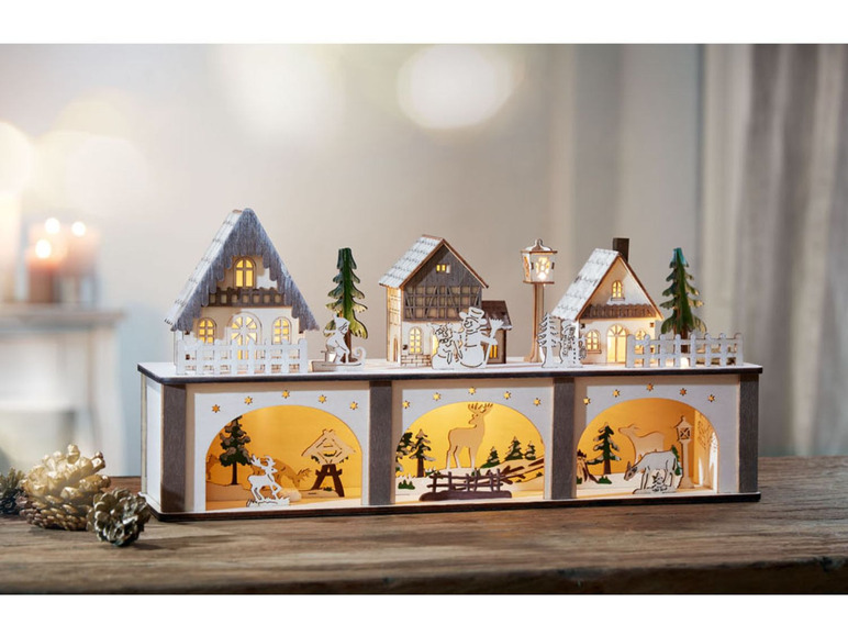 Zobrazit na celou obrazovku Melinera Vánoční LED vesnice - Obrázek 7