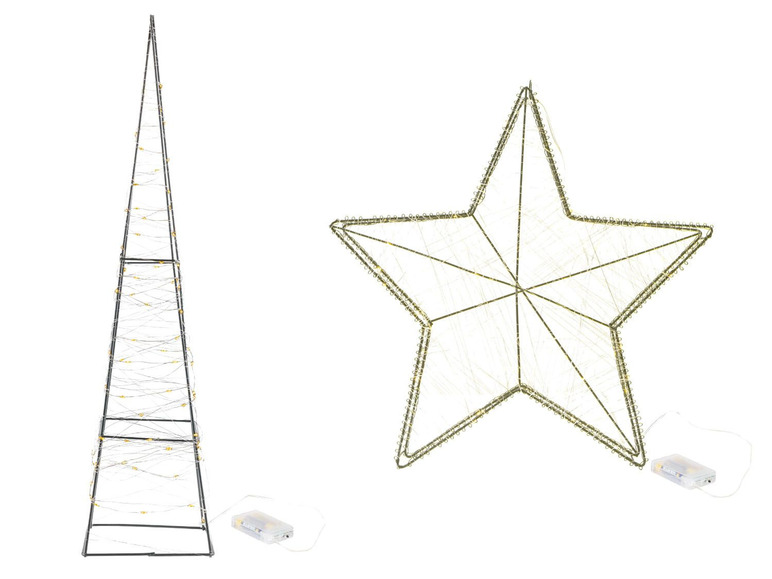  Zobrazit na celou obrazovku Melinera Svíticí LED pyramida / hvězda - Obrázek 1