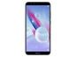 Černý smartphone Honor s abstraktním pozadím.