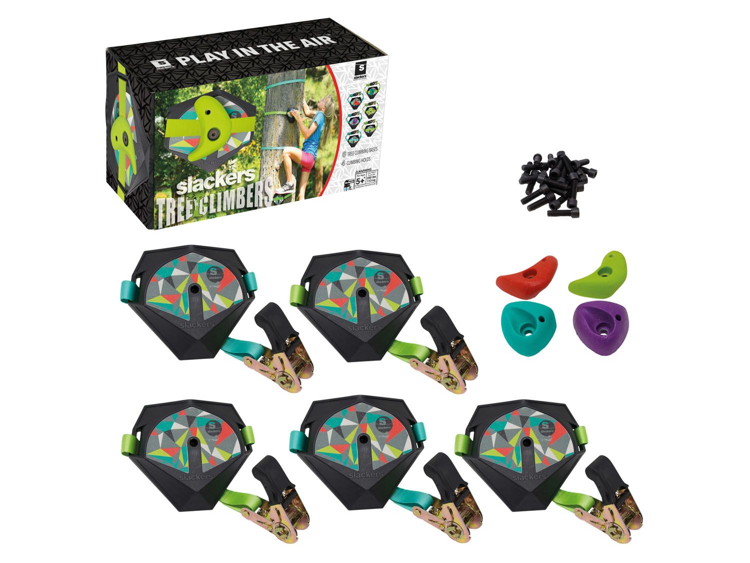 Slackers Sada na lezení na stromy Ninja Treeclimbers