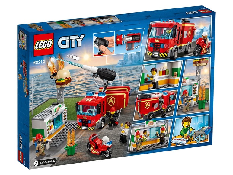  Zobrazit na celou obrazovku LEGO® City 60214 Záchrana burgrárny - Obrázek 2