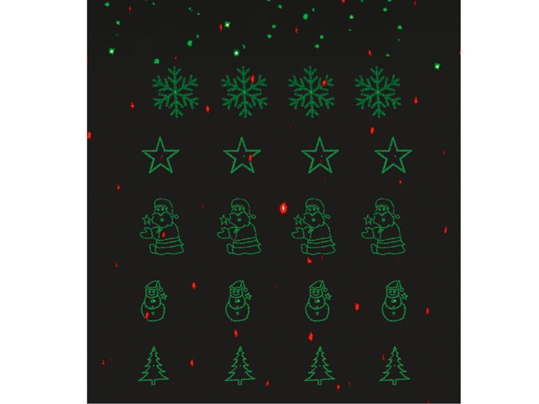  Zobrazit na celou obrazovku Melinera Laserový vánoční projektor - Obrázek 4