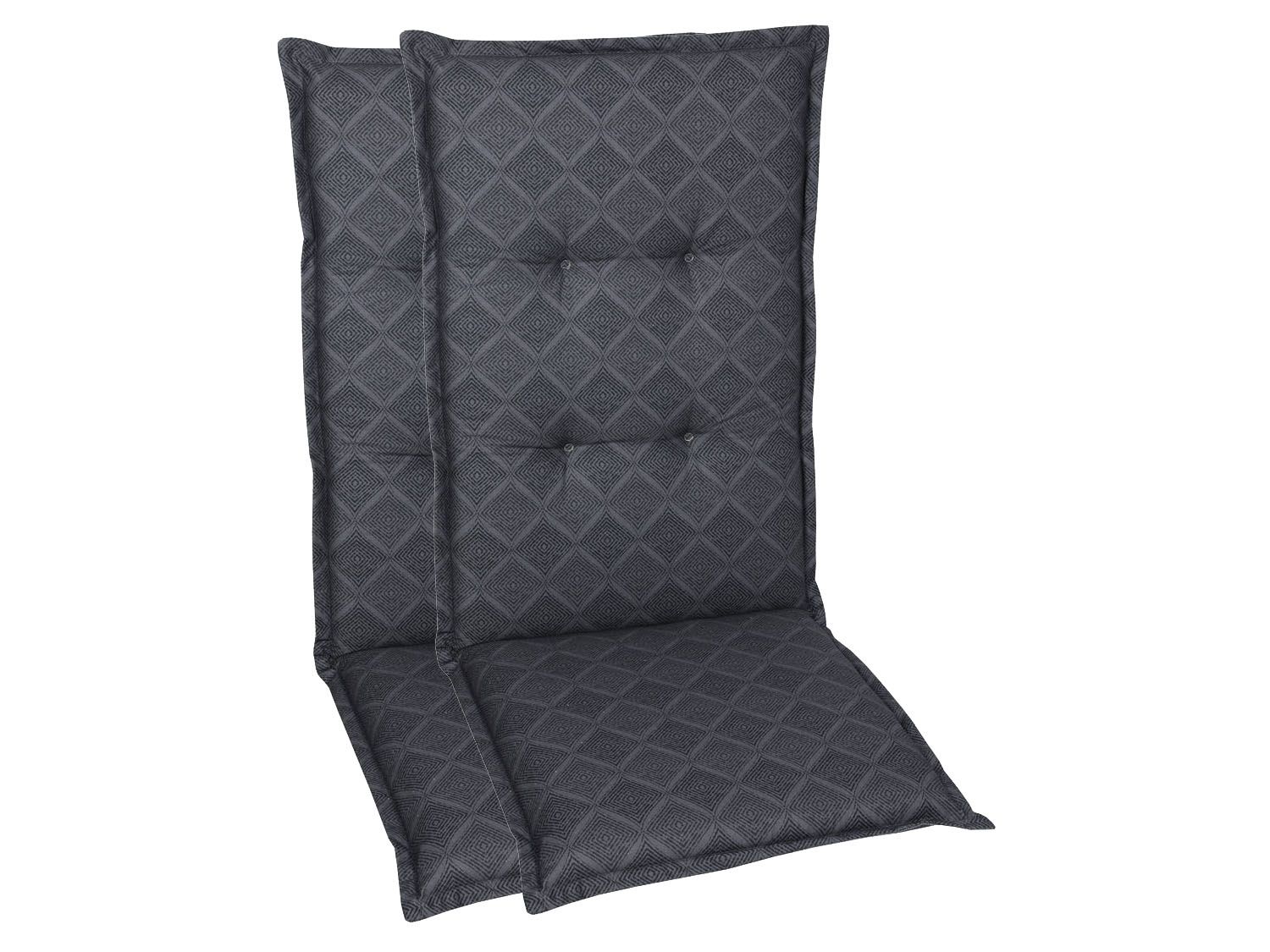 Go-De Textil Sada zahradních podsedáků Raute (střední opěrka, 2 kusy, antracitová)