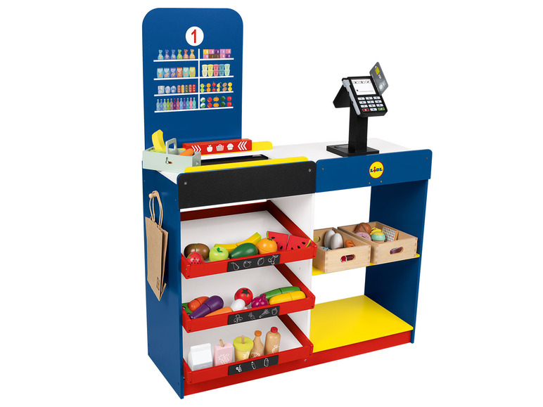 Playtive Dřevěný supermarket Lidl