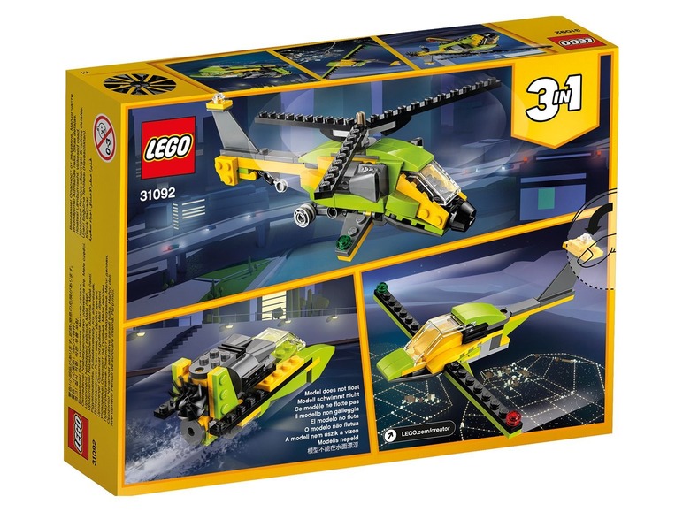  Zobrazit na celou obrazovku LEGO® Creator 31092 Dobrodružství s helikoptérou - Obrázek 2