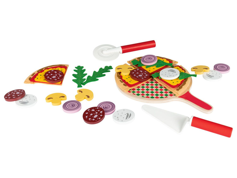  Zobrazit na celou obrazovku Playtive Sada dětských potravin, pizza, 35dílná - Obrázek 1