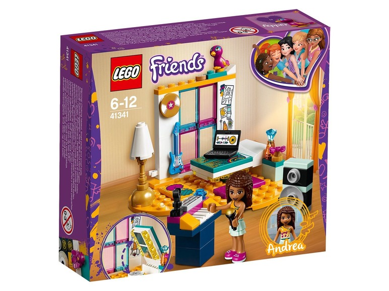  Zobrazit na celou obrazovku LEGO® Friends 41341 Andrea a její pokojíček - Obrázek 2