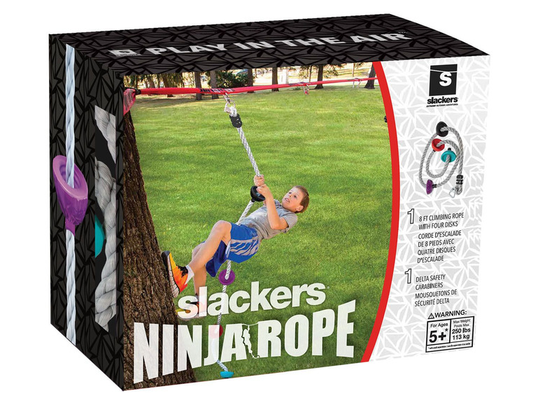  Zobrazit na celou obrazovku Schildkröt-Funsports Lano na lezení Slackers Ninjaline - Obrázek 6