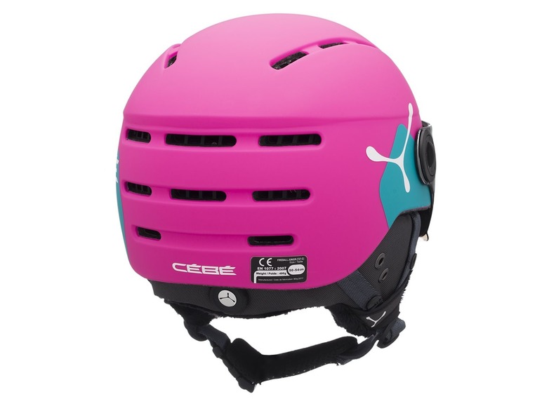  Zobrazit na celou obrazovku Cébé Dětská lyžařská helma Fireball Junior růžová - Obrázek 3