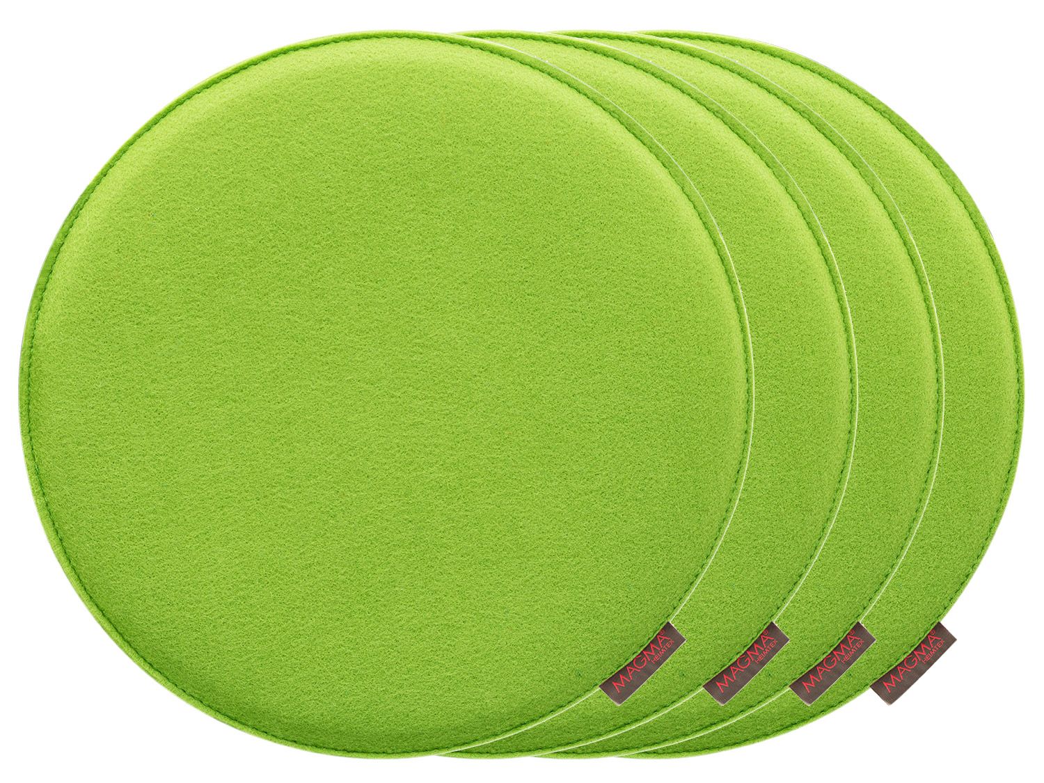 Magma Podsedák na židli Avaro, 4 kusy (kulatá, zelená)