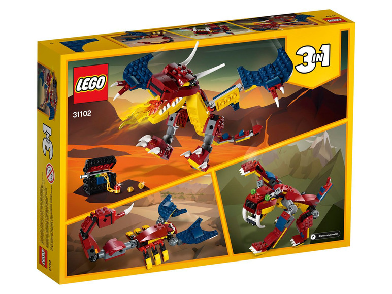  Zobrazit na celou obrazovku LEGO® Creator 31102 Ohnivý drak - Obrázek 2