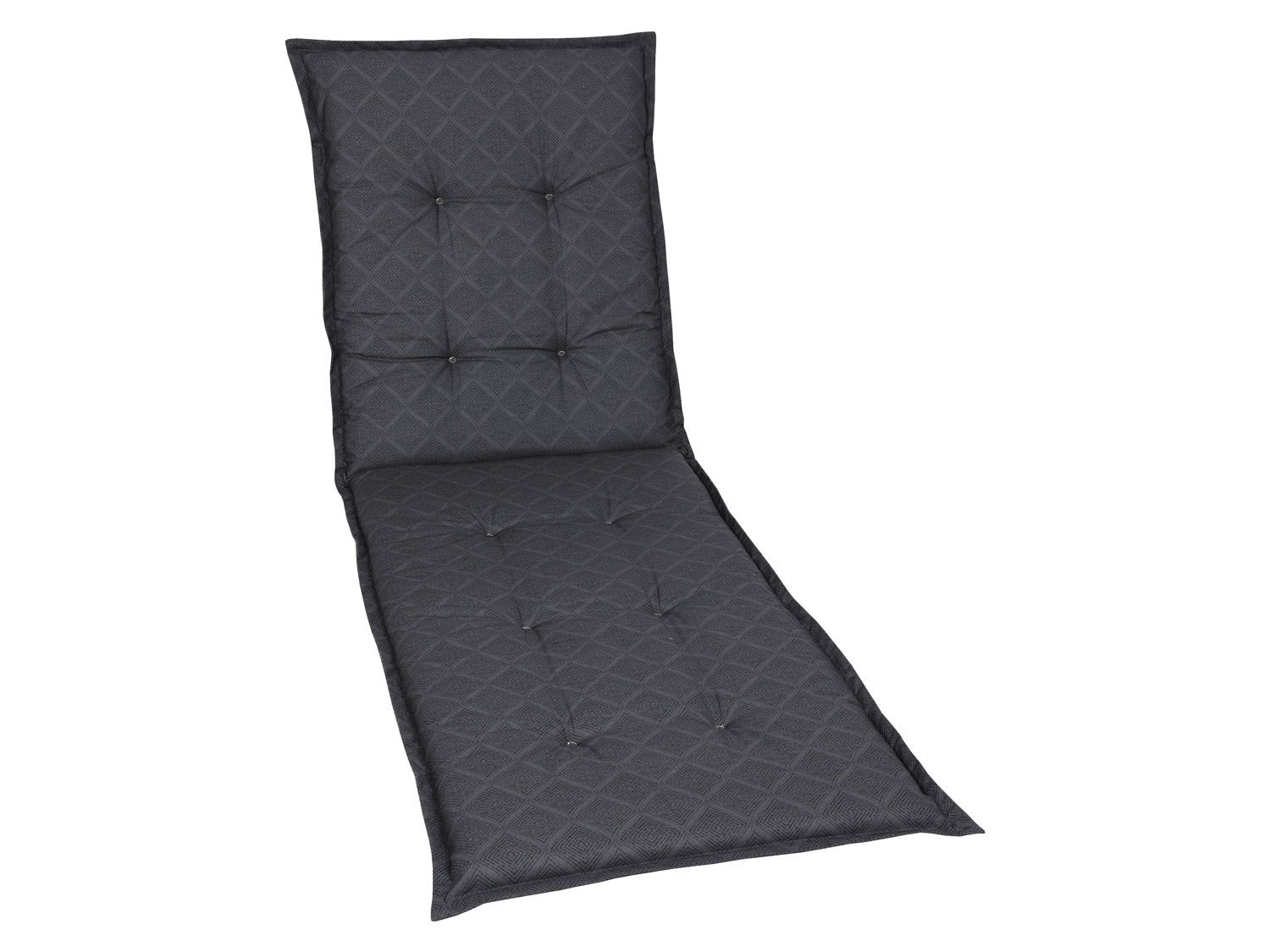 Go-De Textil Sada zahradních podsedáků Raute (podsedák na lehátko, antracitová)