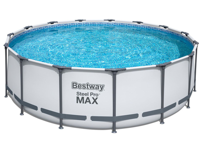  Zobrazit na celou obrazovku Bestway Bazén s ocelovým rámem Steel ProMAX™ s filtračním zařízením a bezpečnostními schůdky, Ø 4,57 x 1,22 m - Obrázek 4