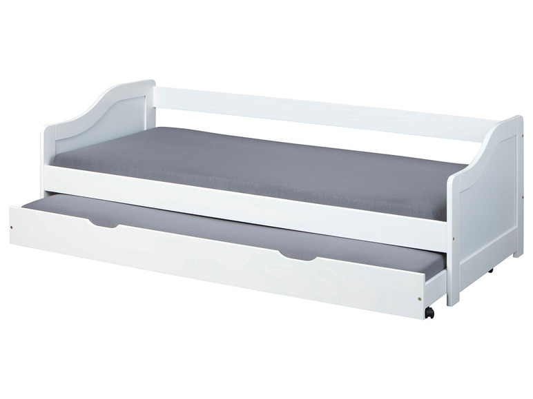  Zobrazit na celou obrazovku Inter Link Rozkládací pohovka s postelí Leonie, 90 x 200 cm, bílá - Obrázek 8