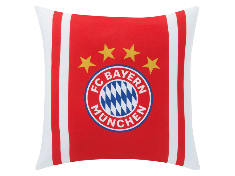  Zobrazit na celou obrazovku Dekorativní polštářek FC Bayern Mnichov, 40 x 40 cm - Obrázek 1