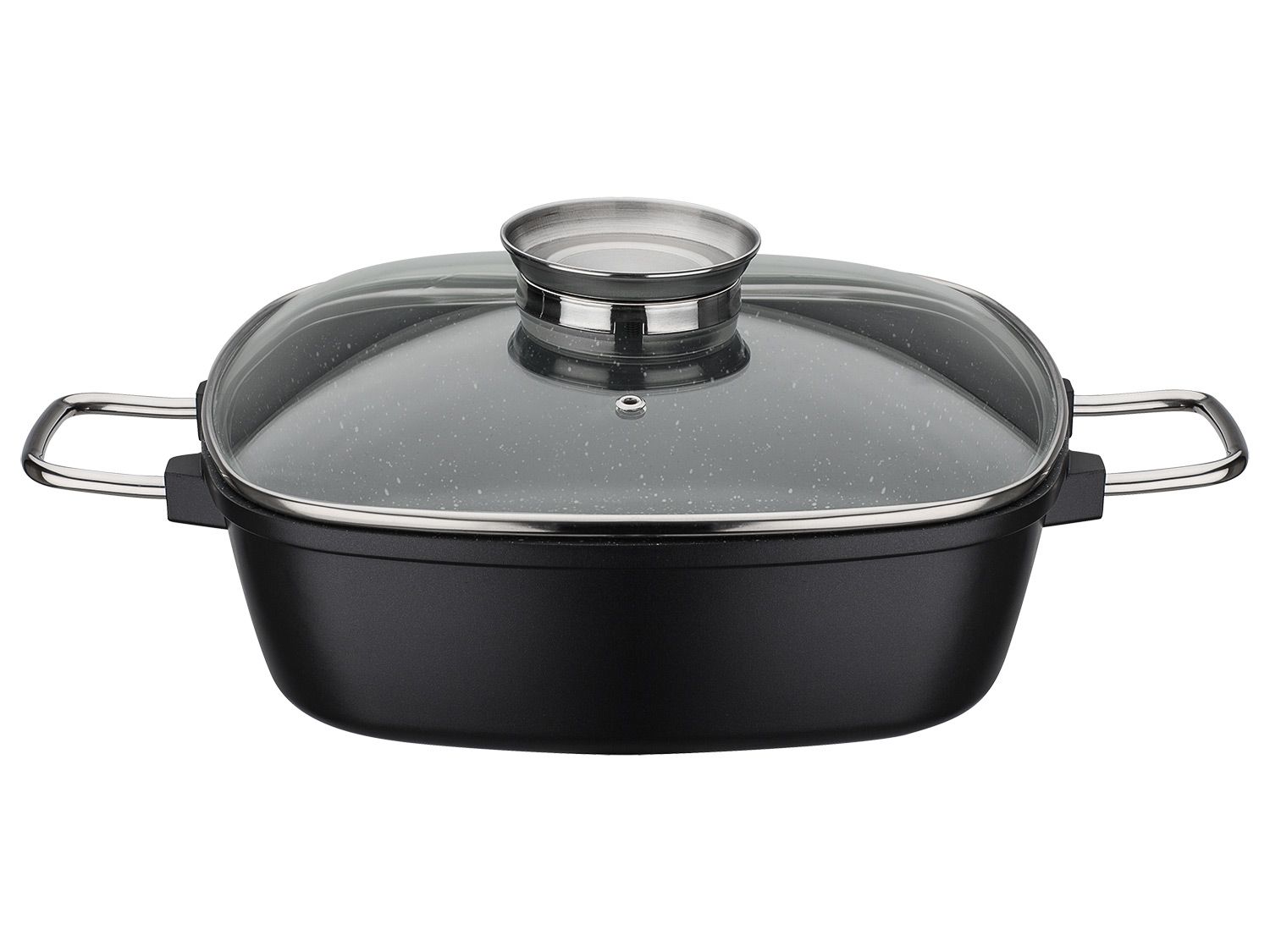 GSW Čtvercový pekáč Gourmet Granit 28 x 28 x 8,5 cm