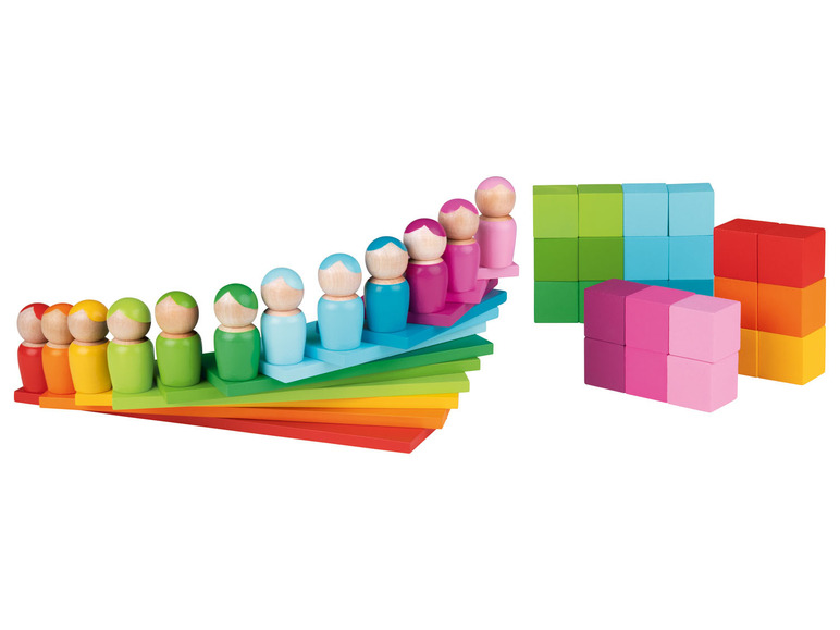  Zobrazit na celou obrazovku Playtive Dřevěná výuková hra Montessori, velká - Obrázek 4