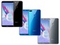 Čtyři smartphony Honor v černé, modré, šedé a bílé barvě.