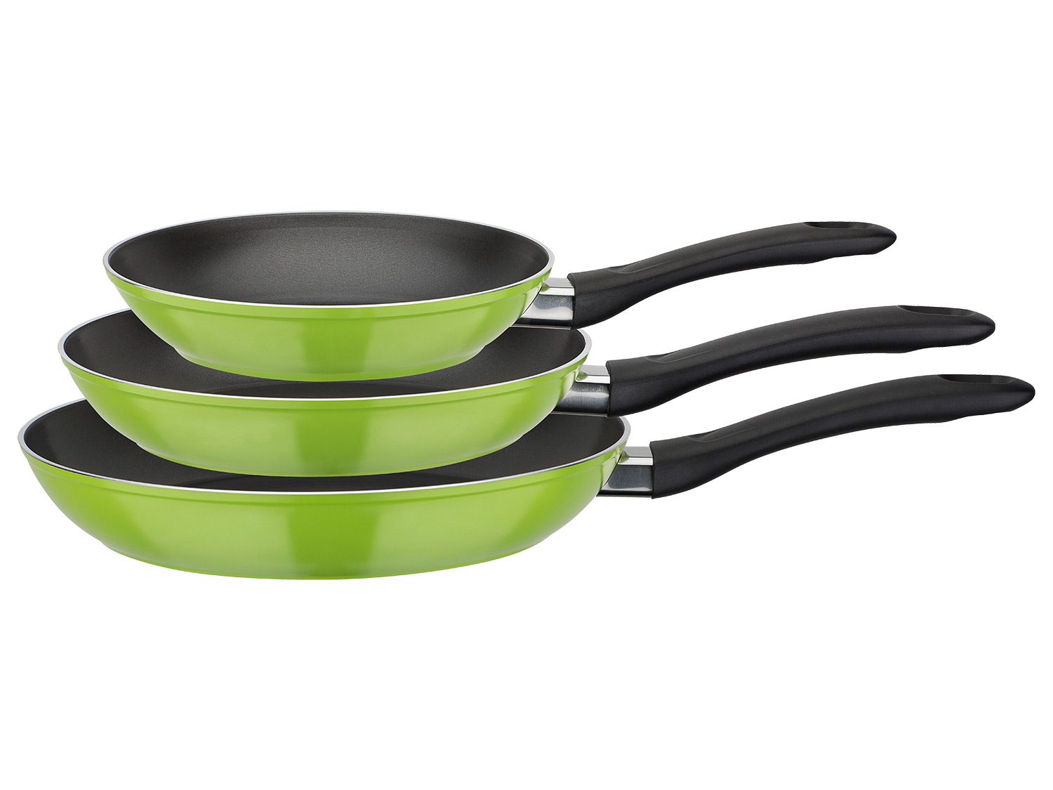 GSW Sada pánví Nova, 3dílná (zelená)