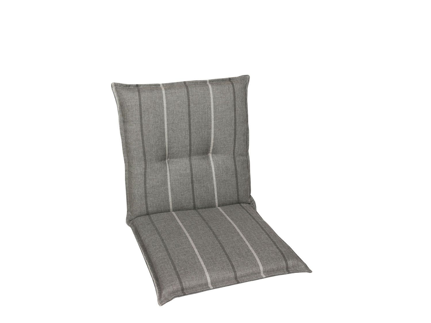 Go-De Textil Sada zahradních podsedáků (nízká opěrka, 2 kusy, šedá)