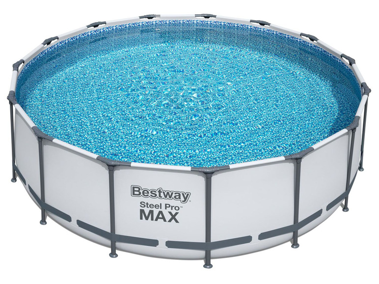  Zobrazit na celou obrazovku Bestway Bazén s ocelovým rámem Steel ProMAX™ s filtračním zařízením a bezpečnostními schůdky, Ø 4,57 x 1,22 m - Obrázek 8