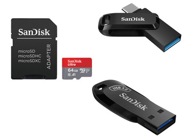 SanDisk Paměťové karty a USB flash disky