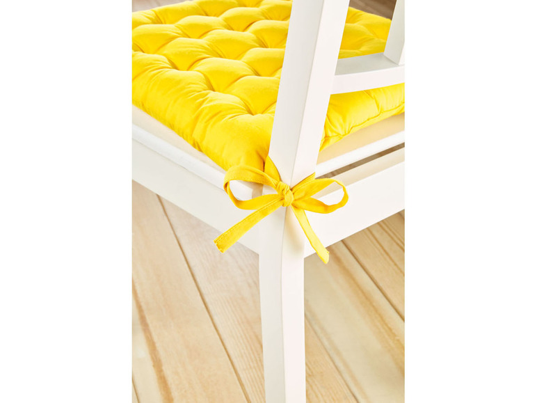  Zobrazit na celou obrazovku LIVARNO home Polstrovaný podsedák, 40 x 40 cm, 2 kusy - Obrázek 3