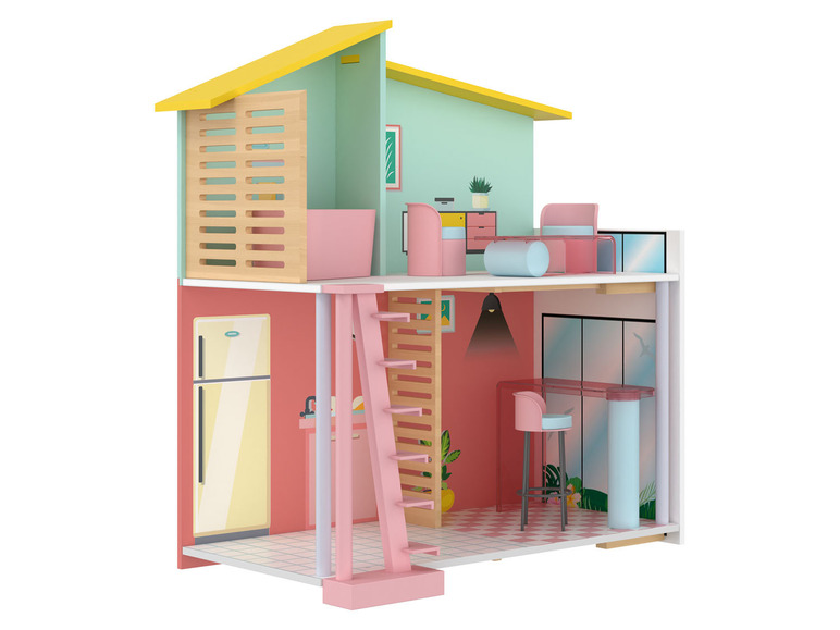  Zobrazit na celou obrazovku Playtive Dřevěný domeček pro Fashion panenky - Obrázek 4