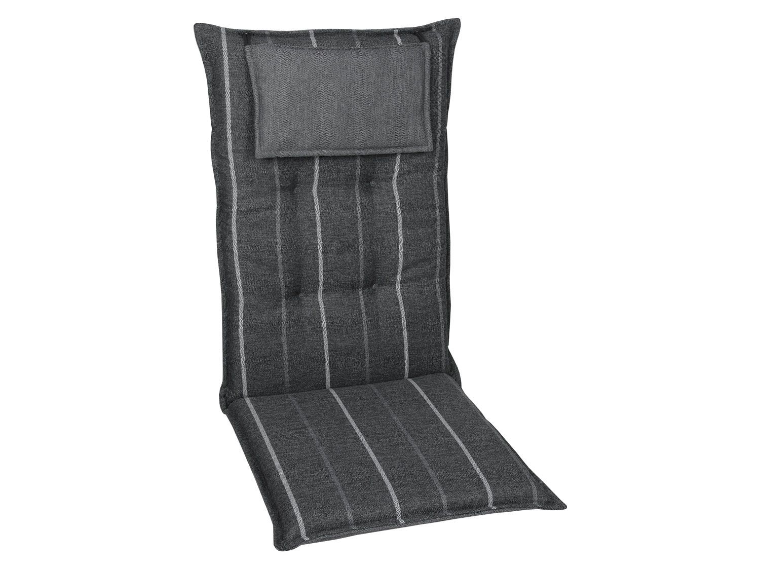 Go-De Textil Sada zahradních podsedáků (vysoká opěrka, 2 kusy, antracitová)