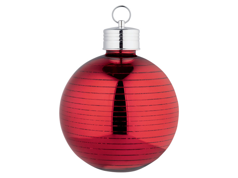  Zobrazit na celou obrazovku LIVARNO home Vánoční závěsná skleněná koule s LED osvětlením - Obrázek 4