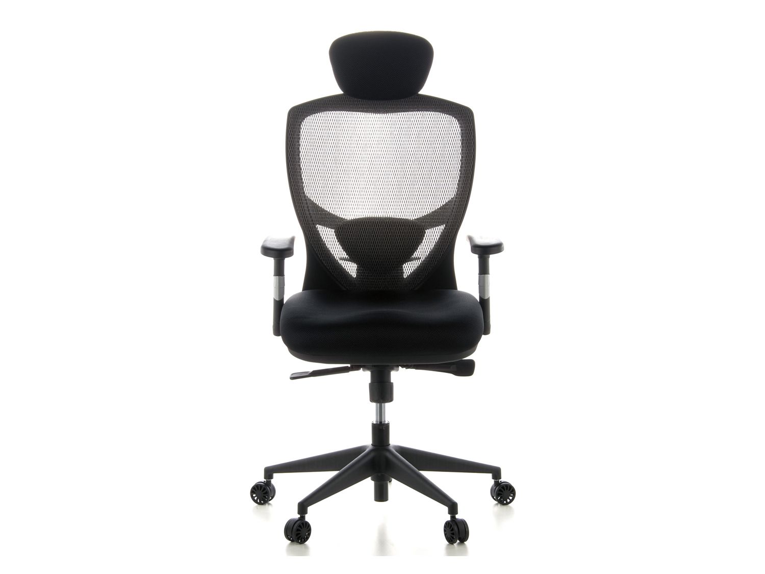 hjh Office Kancelářská židle / Šéfovské křeslo Venus Base (stříbrnošedá)