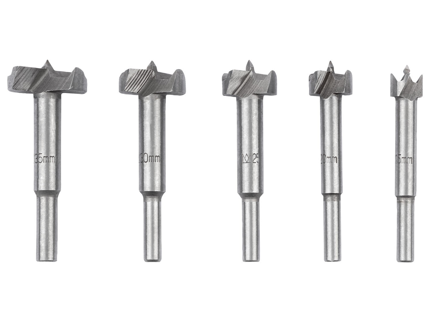 Parkside® Sada speciálních vrtáků PSB 6 A1 (Forstnerovy vrtáky, 5 kusů)