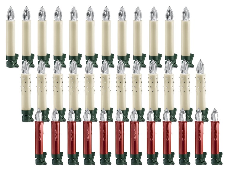  Zobrazit na celou obrazovku Melinera LED svíčky na vánoční stromek - Obrázek 1
