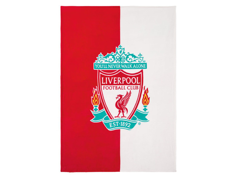  Zobrazit na celou obrazovku Hebká deka FC Liverpool, 150 x 200 cm - Obrázek 1