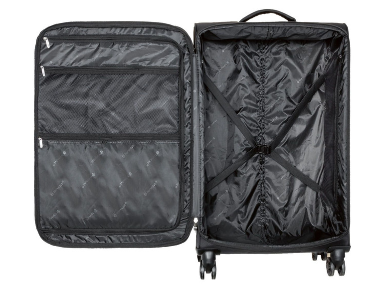  Zobrazit na celou obrazovku TOPMOVE® Sada cestovních kufrů, černá, 2 kusy - Obrázek 4