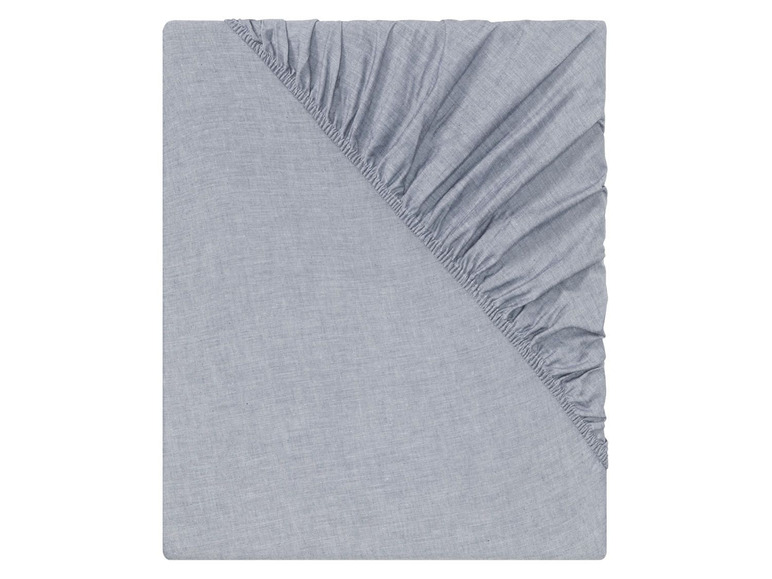  Zobrazit na celou obrazovku meradiso Napínací prostěradlo Chambray, 90–100 x 200 cm - Obrázek 3