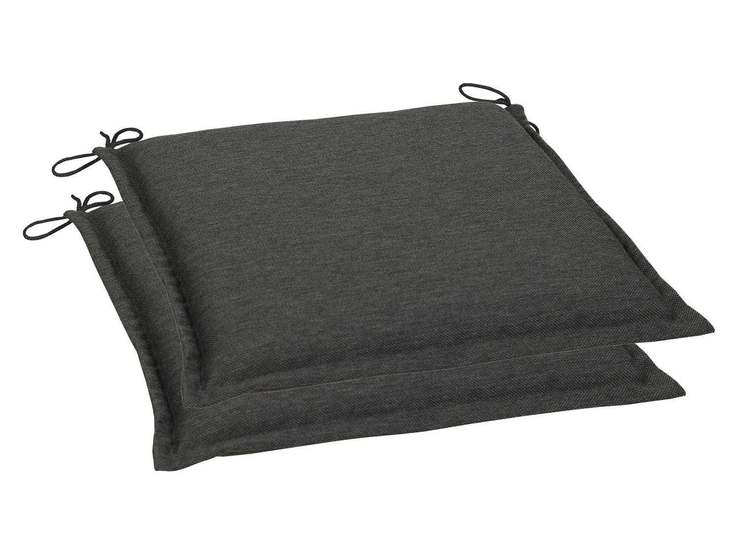 Go-De Textil Sada zahradních podsedáků Uni (polštářek, 5 cm, 2 kusy, antracitová)