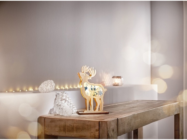  Zobrazit na celou obrazovku Melinera LED dřevěná dekorace - Obrázek 7