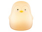 Noční lampička ve tvaru žlutého tučňáka